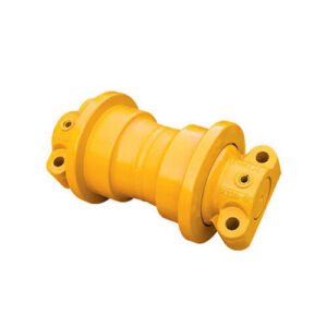 iş makinası alt takımına ait sarı yürüyüş makarası